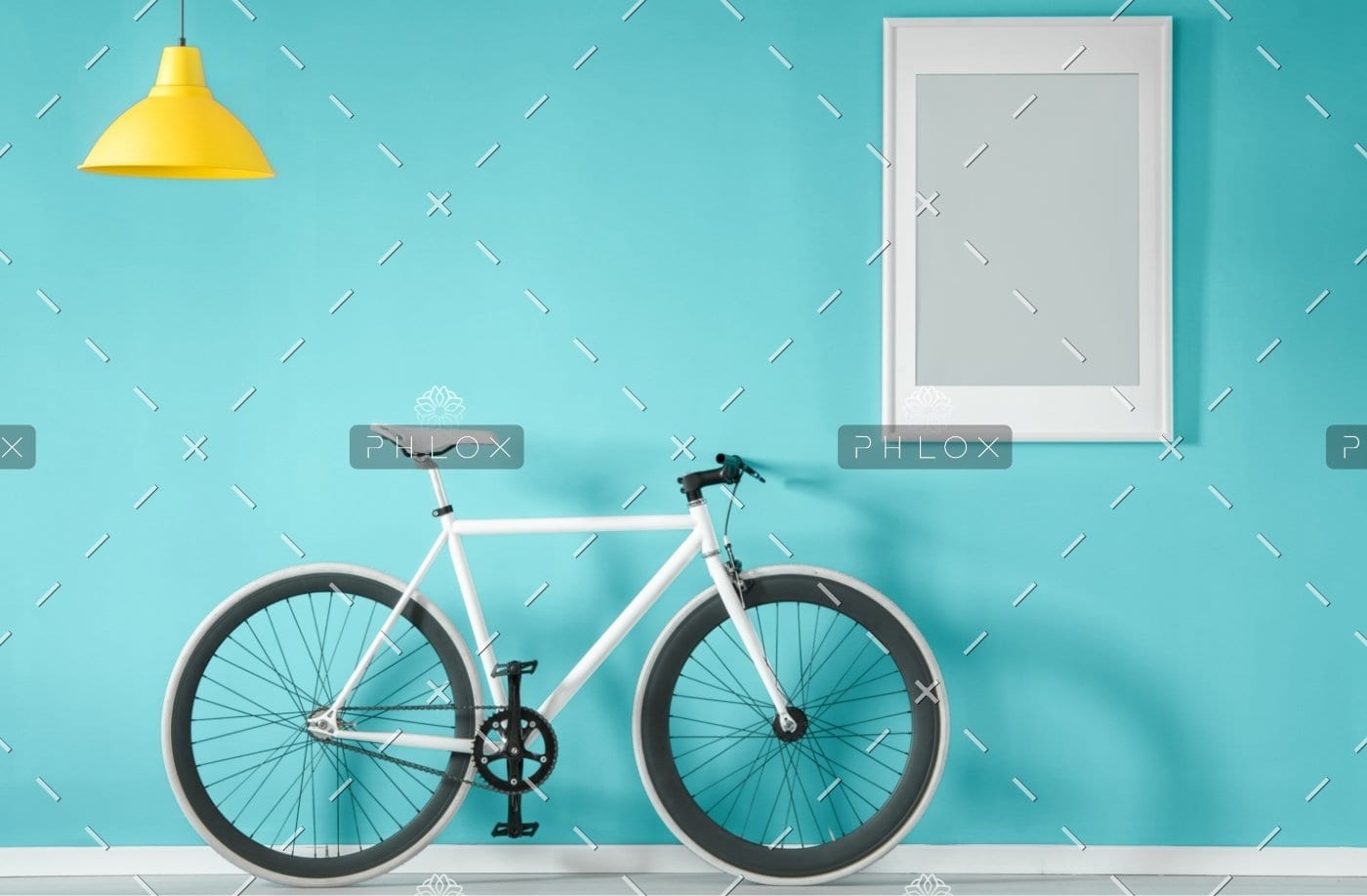 white-bike-in-blue-interior-PMNFYVU